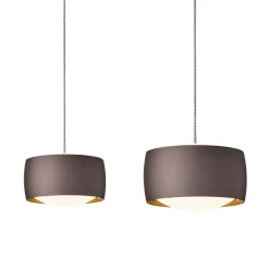 Oligo Grace LED Pendelleuchte, 2-flg., TW, unsichtbare Höhenverstellung, Baldachin: weiß matt, Abverkaufsware