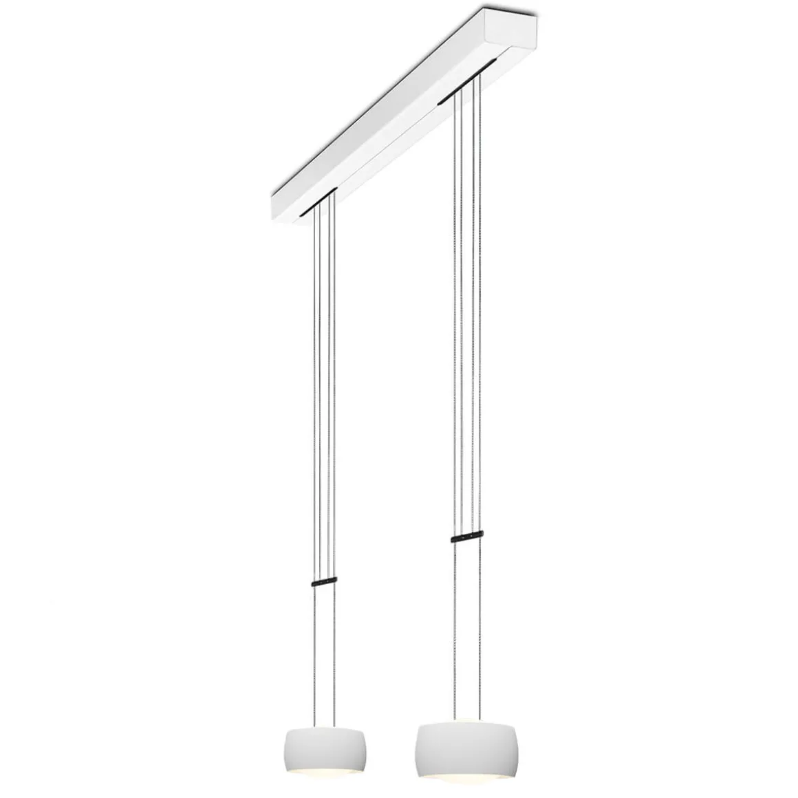 Oligo Grace LED Pendelleuchte, 2-flg., Tunable White