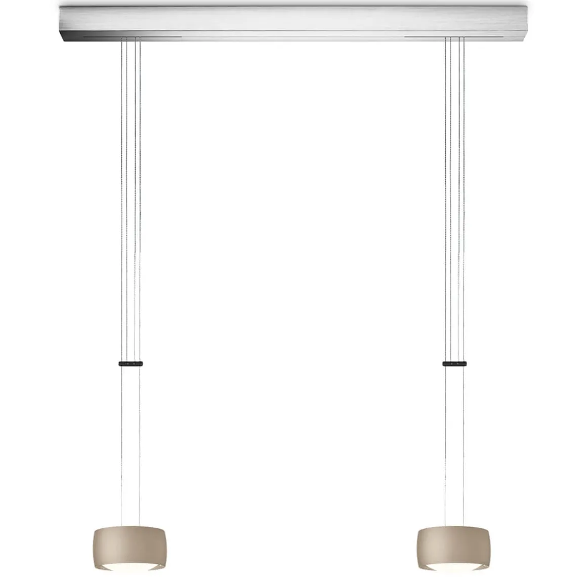 Oligo Grace LED Pendelleuchte, 2-flg., Tunable White