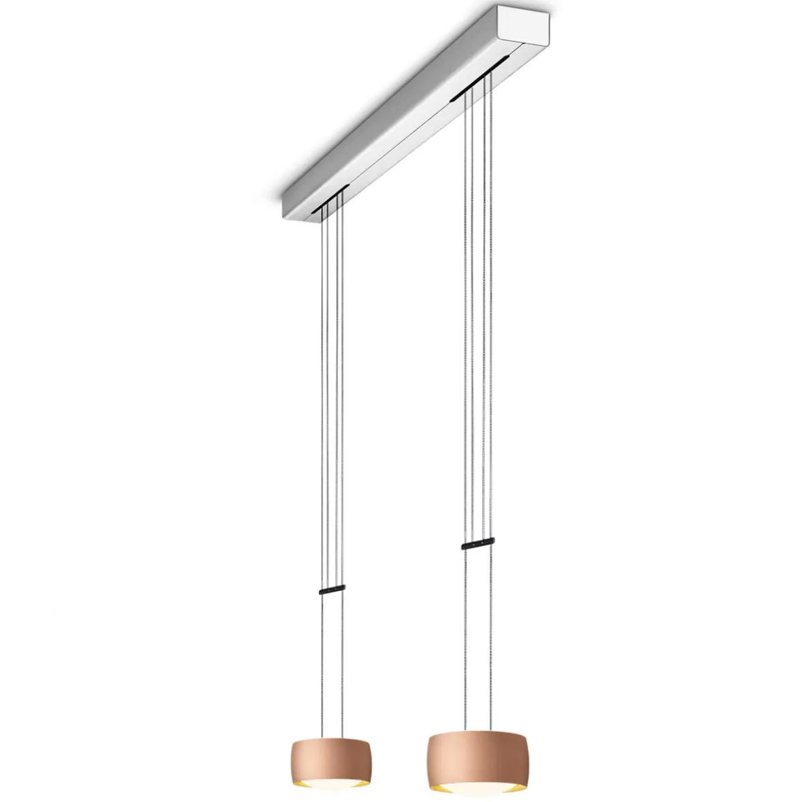 Oligo Grace LED Pendelleuchte, 2-flg., Tunable White