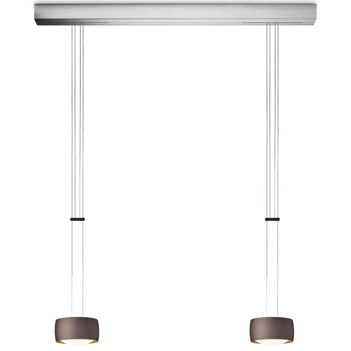 Oligo Grace LED Pendelleuchte, 2-flg., Tunable White