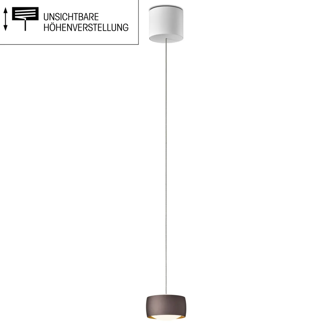 Oligo Grace LED Pendelleuchte, TW, unsichtbare Höhenverstellung