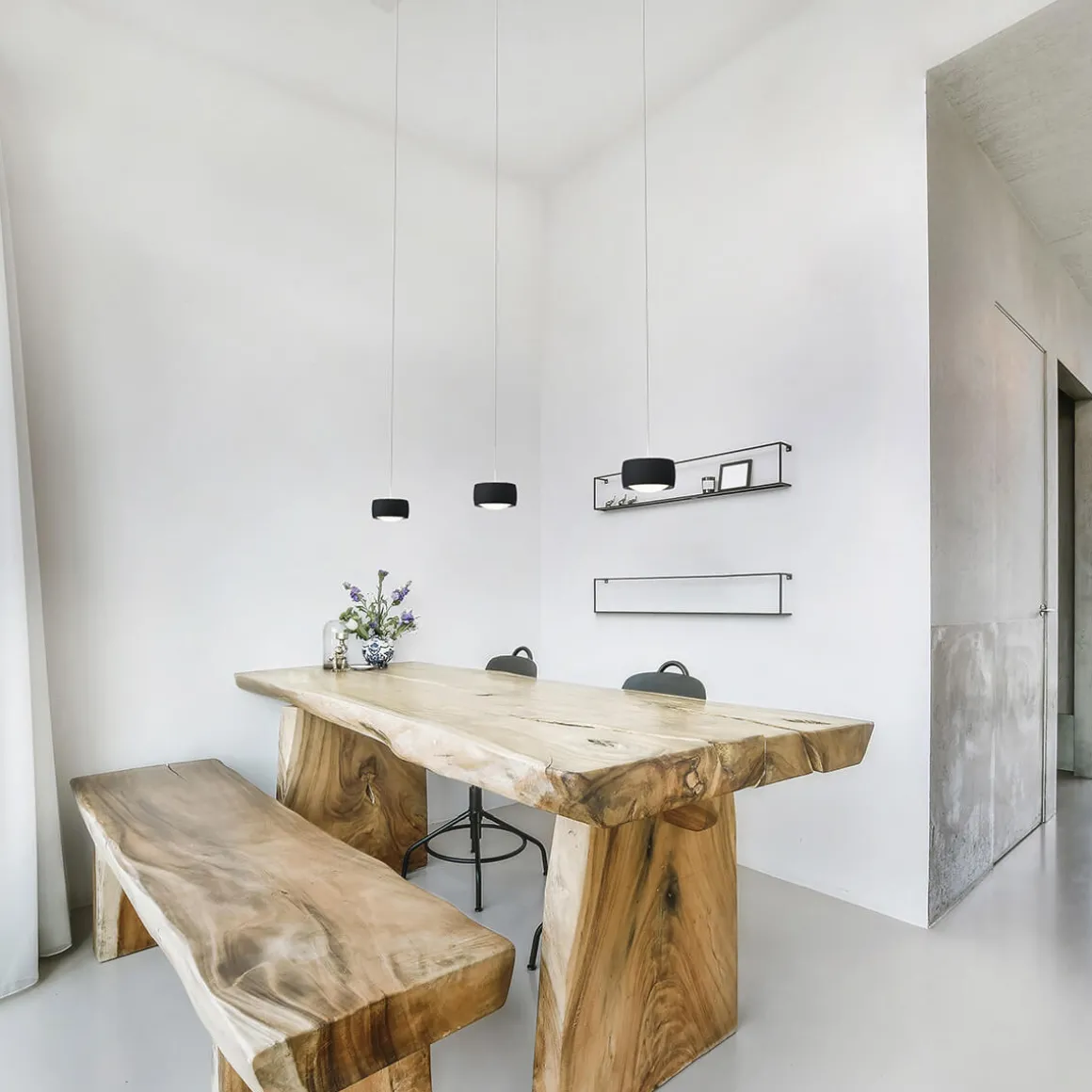 Oligo Grace LED Pendelleuchte, 3-flg., TW, unsichtbare Höhenverstellung, Baldachin: weiß