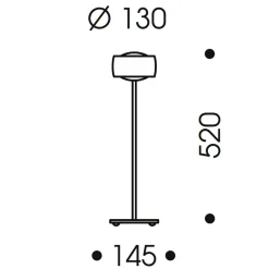 Oligo Grace LED Tischleuchte, Tunable White, Auslaufmodell