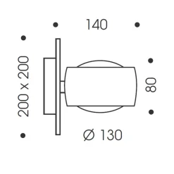 Oligo Grace Unlimited LED Wandleuchte, braun, Tunable White