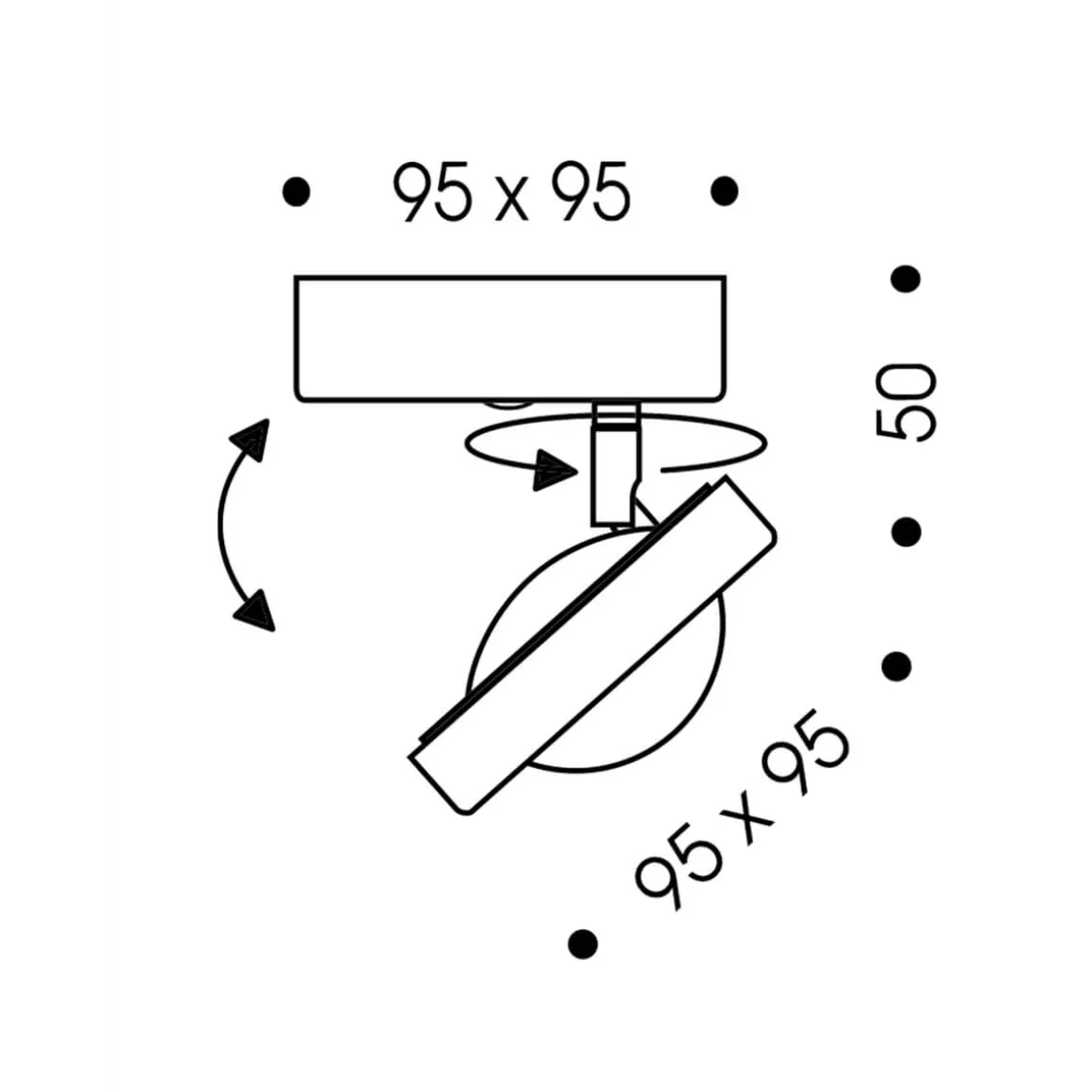 Oligo Kelveen LED Wand- / Deckenstrahler