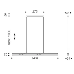 Oligo Linto LED Pendelleuchte, TW, fix