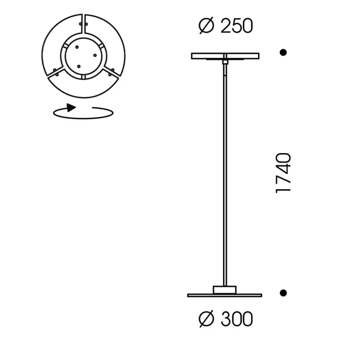Oligo Trinity LED Stehleuchte