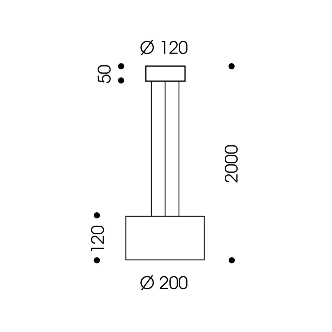 Oligo Trofeo LED Pendelleuchte, Tunable White