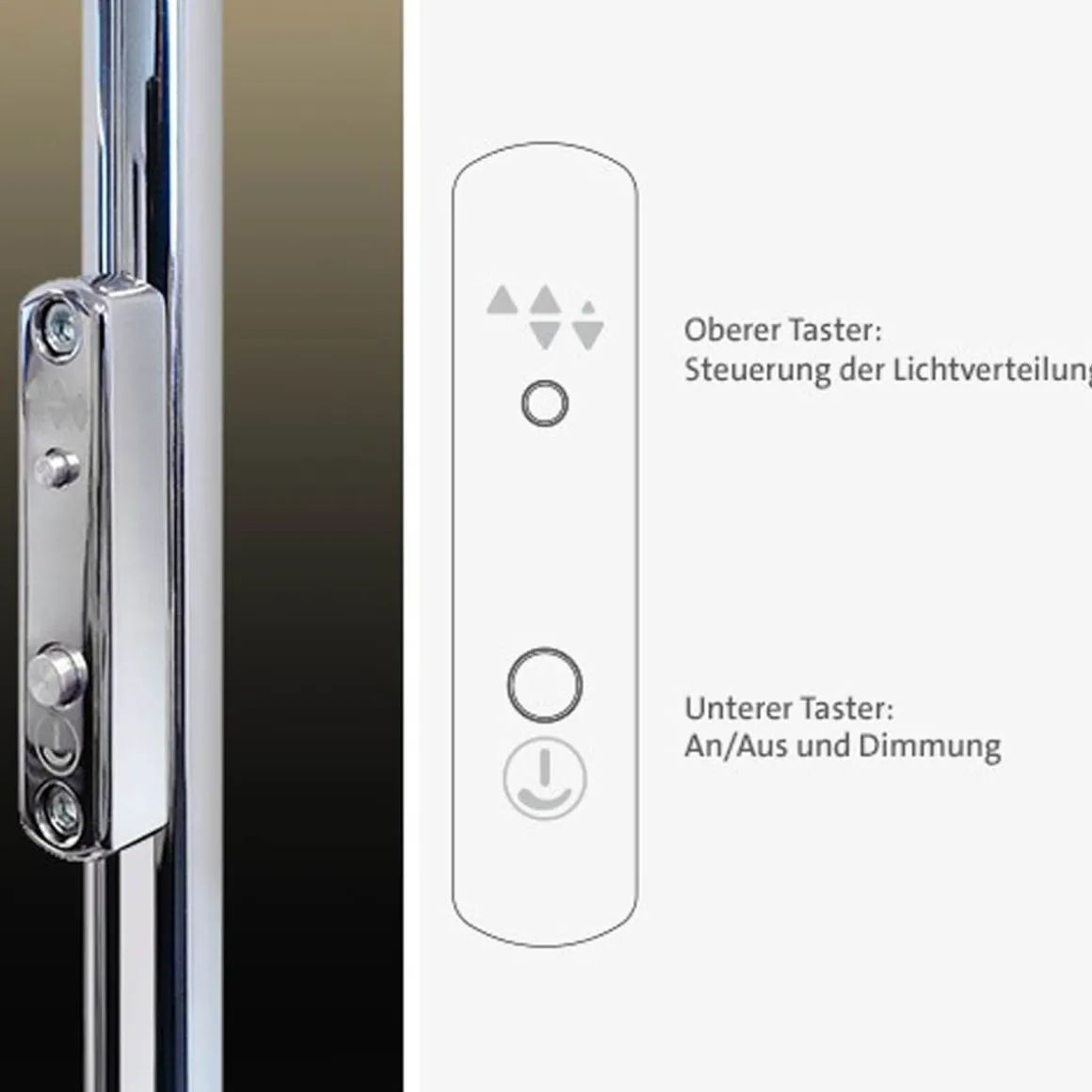 Oligo Trofeo LED Stehleuchte, Tunable White