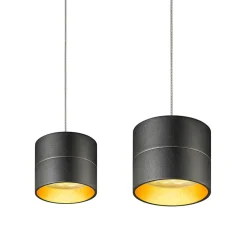 Oligo Tudor S LED Pendelleuchte, 2-flg., TW, unsichtbare Höhenverstellung, Baldachin: weiß matt