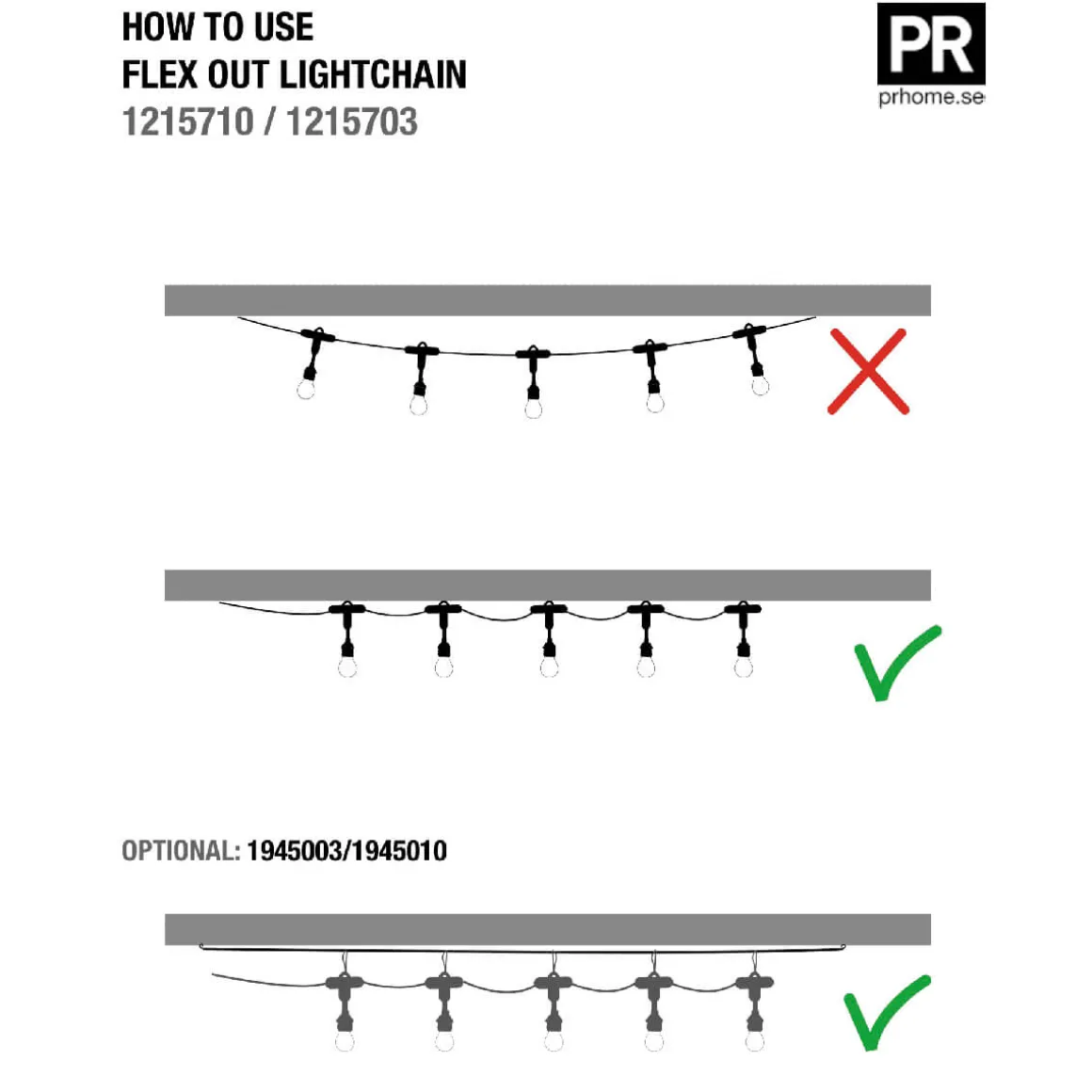 PR Home Lamina Outdoor Lichterkette