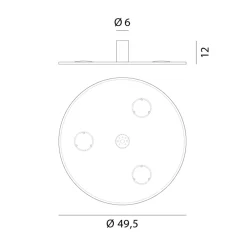 Rotaliana Collide H3 LED Deckenleuchte, 3000 K, B-Ware