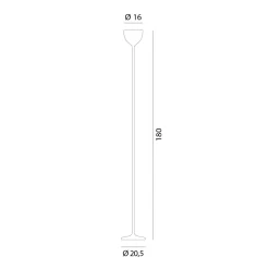 Rotaliana Drink F1 LED Stehleuchte