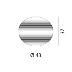 Rotaliana Flow Glass Deckenleuchte