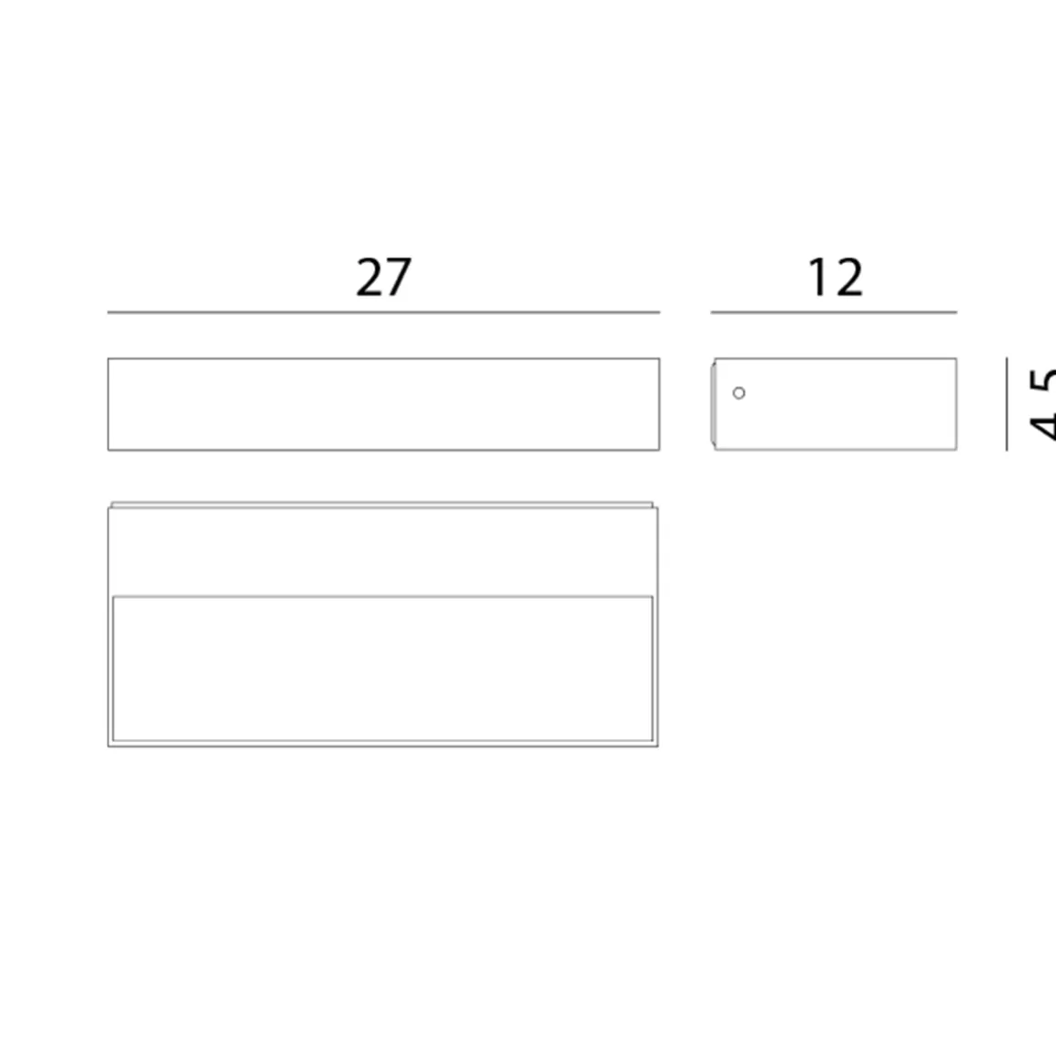 Rotaliana InOut W2 LED Innen- / Außenwandleuchte
