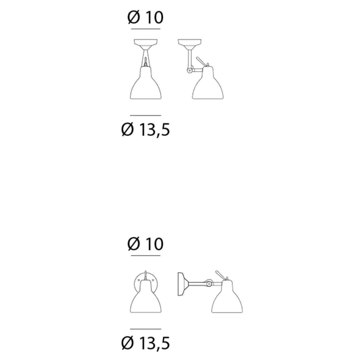 Rotaliana Luxy Glam H0 Wandleuchte