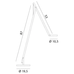 Rotaliana String F1 Dim-to-Warm LED Stehleuchte