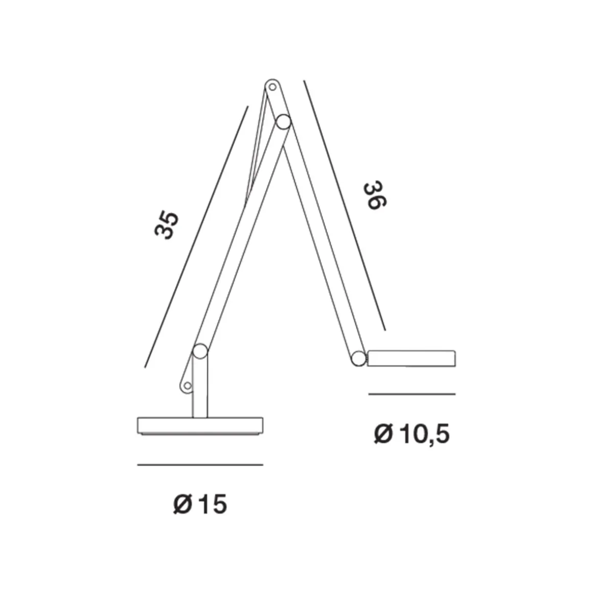 Rotaliana String T1 Mini Dim-To-Warm LED Tischleuchte