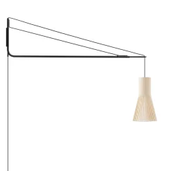 Secto Design Varsi 1000 Wandleuchte mit Secto Small 4201