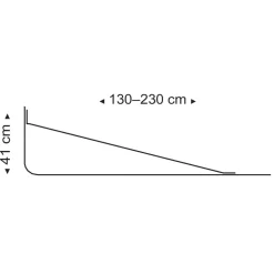 Secto Design Varsi 1000 Wandleuchte mit Secto Small 4201