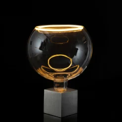 Segula Cubic Tischleuchte mit LED Floating Globe 200 klar