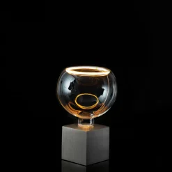 Segula Cubic Tischleuchte mit LED Floating Globe 150 klar