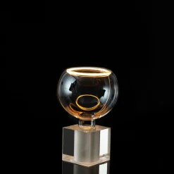 Segula Cubic Tischleuchte mit LED Floating Globe 150 klar