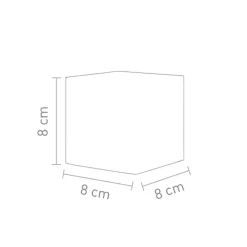 Segula Cubic Tischleuchte mit LED Bridge Globe 125 Curved Plus klar