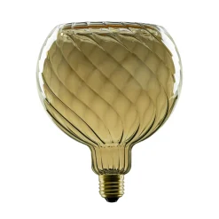 Segula LED Floating Globe 150 twisted smokey grau E27, 6 W, 1900 K, dimmbar