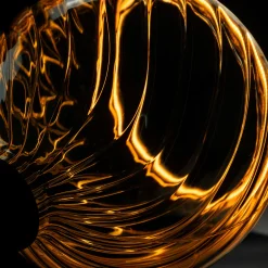 Segula LED Floating Globe 150 twisted smokey grau E27, 6 W, 1900 K, dimmbar