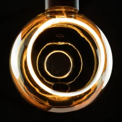 Segula LED Floating Globe 150 90° Gold E27, 4,5 W, 2200 K, dimmbar