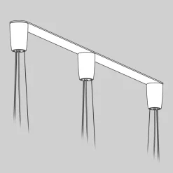 serien.lighting Baldachinprofil 3 für Pendelleuchten