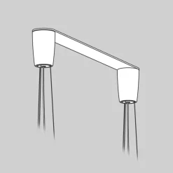 serien.lighting Baldachinprofil 2 für Pendelleuchten