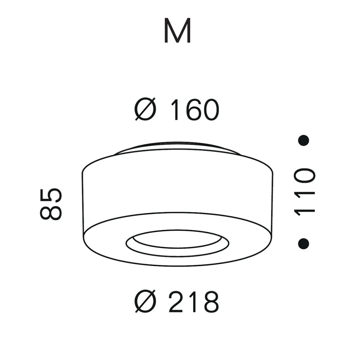 serien.lighting Curling Ceiling M LED Deckenleuchte, 3000 K