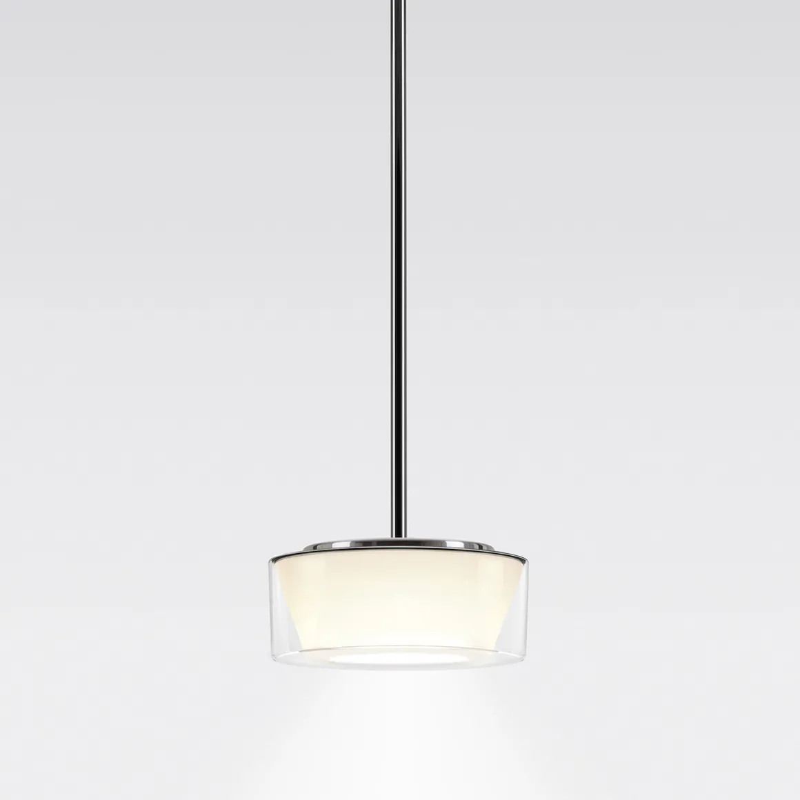 serien.lighting Curling Suspension Tube S LED Pendelleuchte, 2700 K