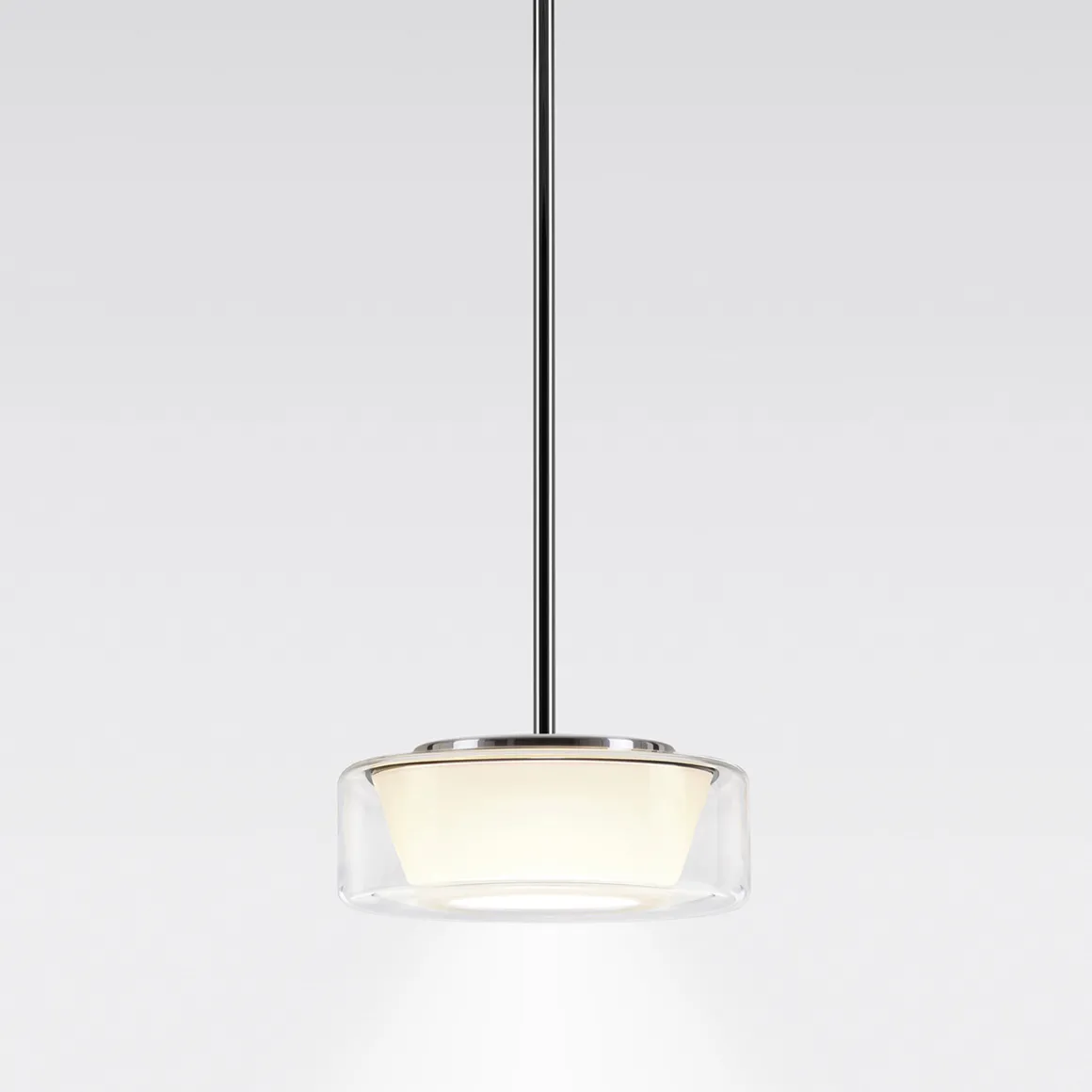 serien.lighting Curling Suspension Tube S LED Pendelleuchte, 2700 K