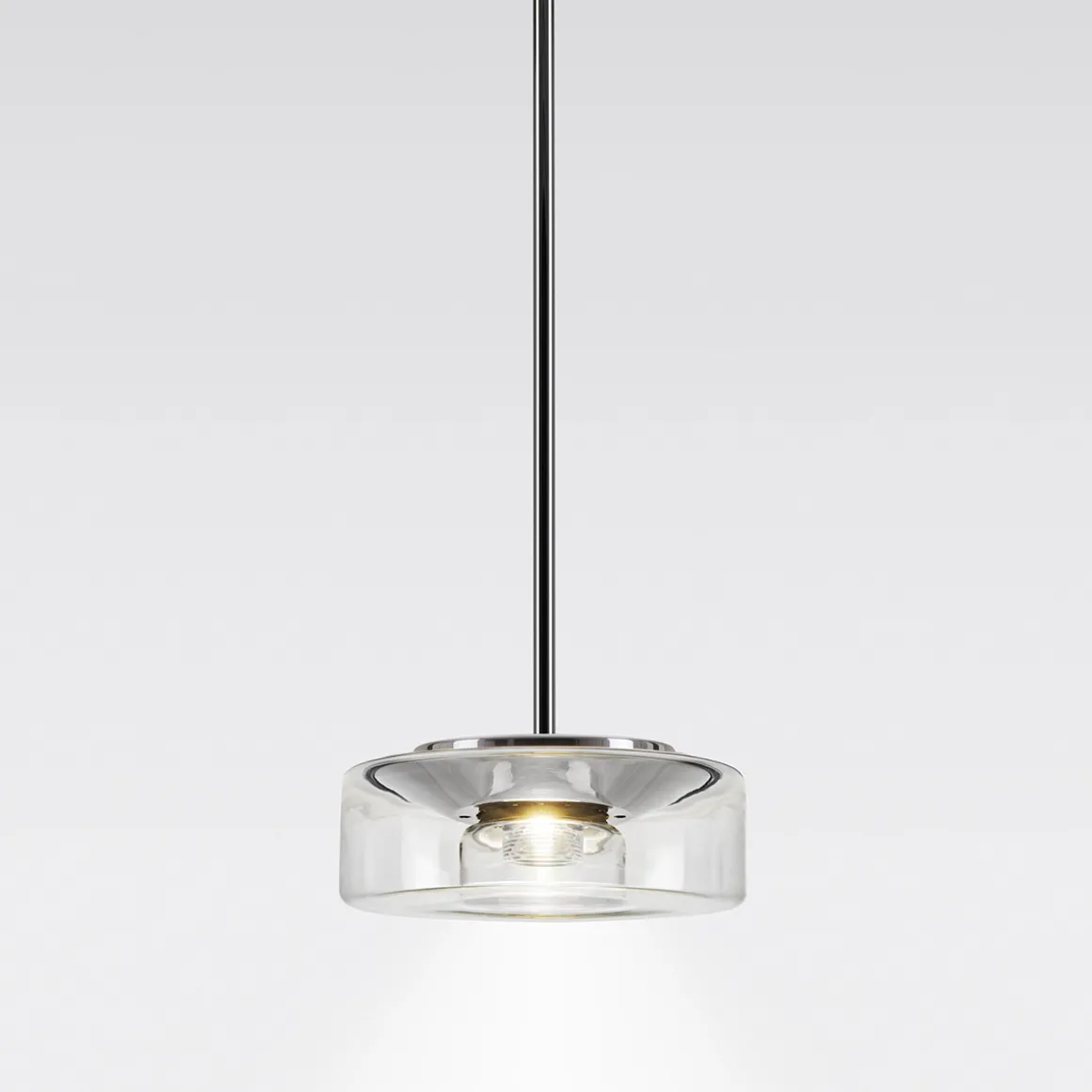 serien.lighting Curling Suspension Tube S LED Pendelleuchte, 2700 K