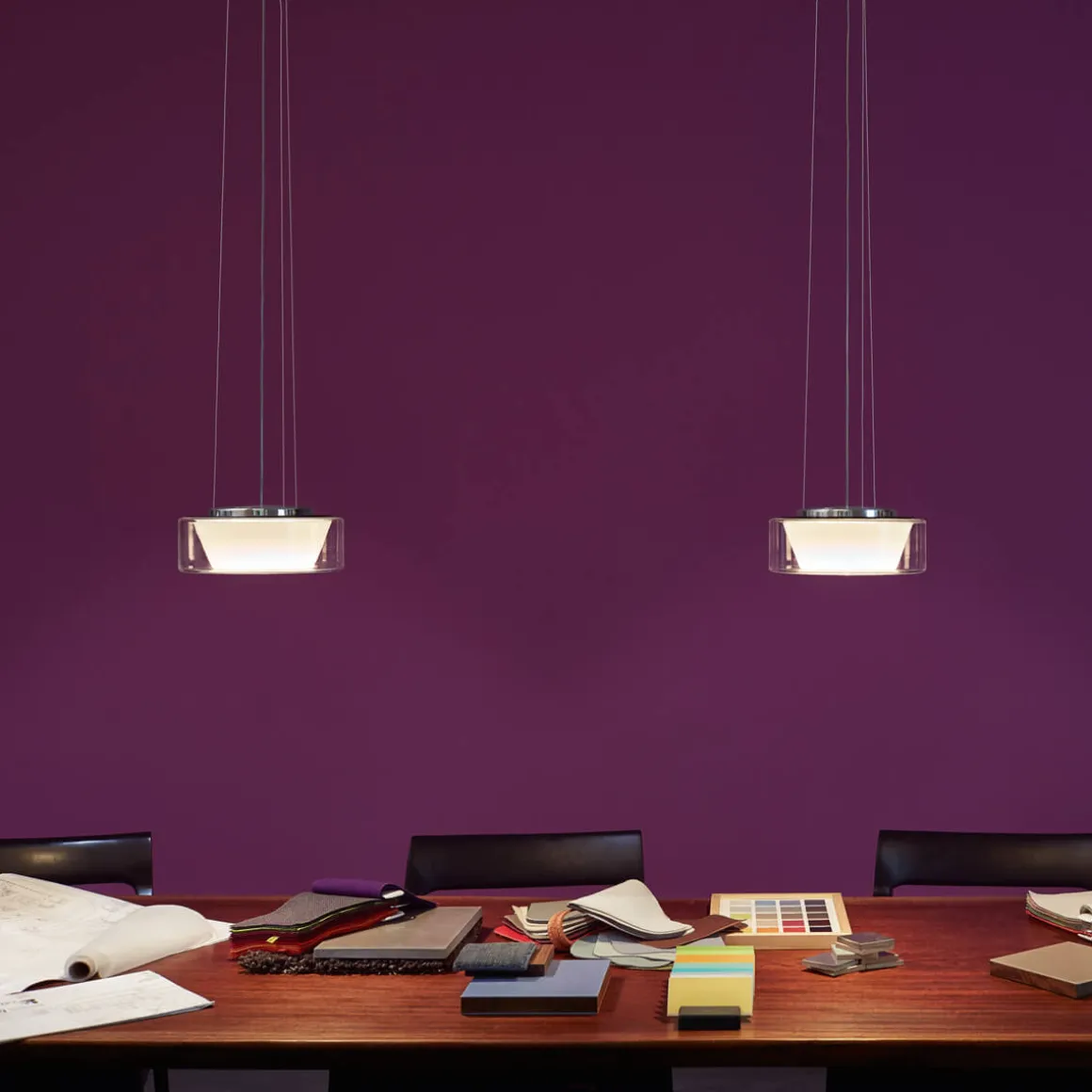 serien.lighting Curling Suspension Rope M LED Pendelleuchte, 2700 K