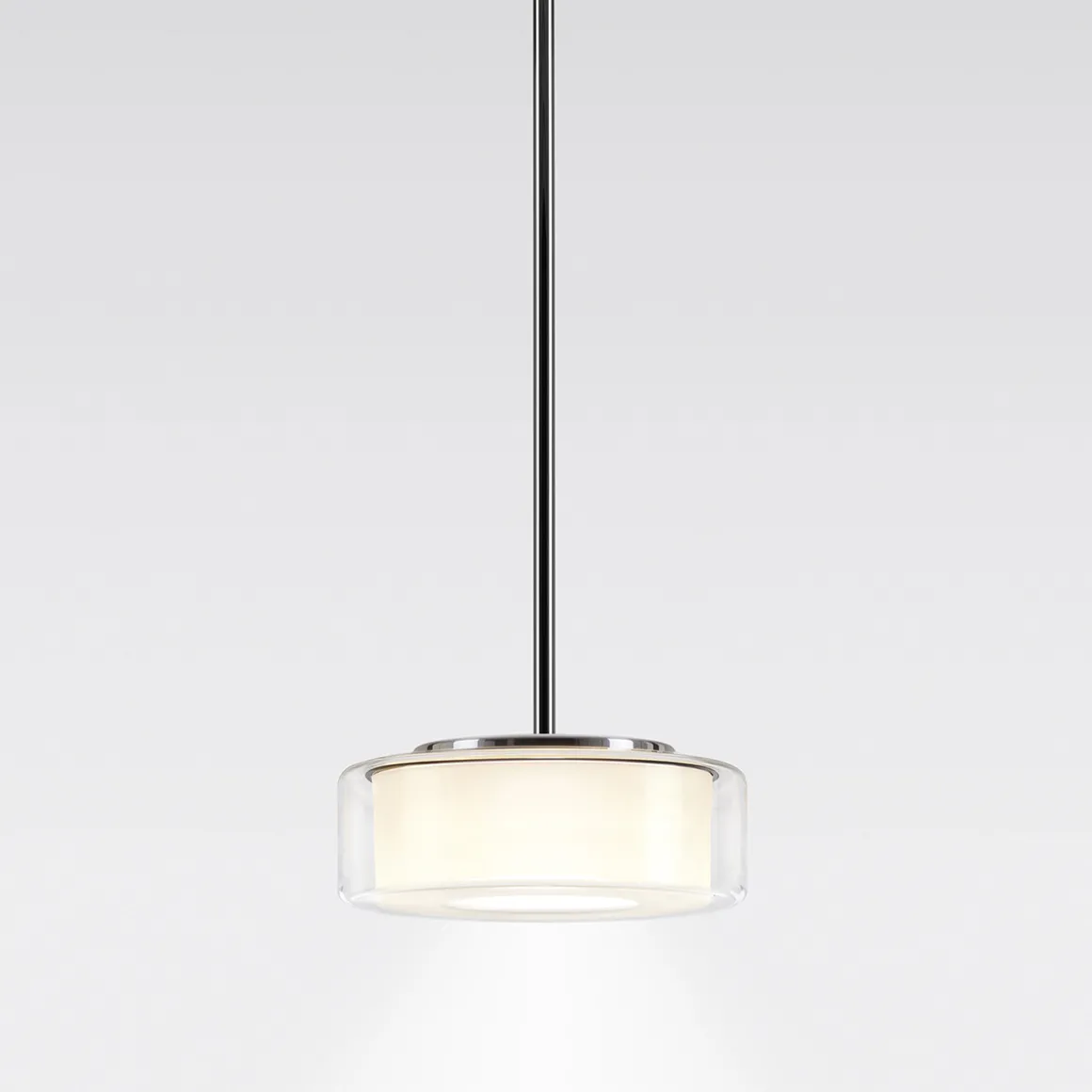 serien.lighting Curling Suspension Tube S LED Pendelleuchte, 3000 K