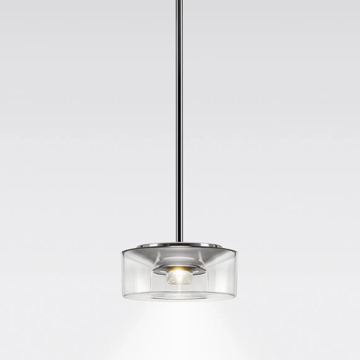 serien.lighting Curling Suspension Tube S LED Pendelleuchte, 3000 K