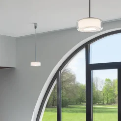 serien.lighting Curling Suspension Tube M LED Pendelleuchte, 2700 K