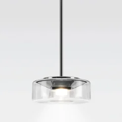 serien.lighting Curling Suspension Tube M LED Pendelleuchte, 3000 K