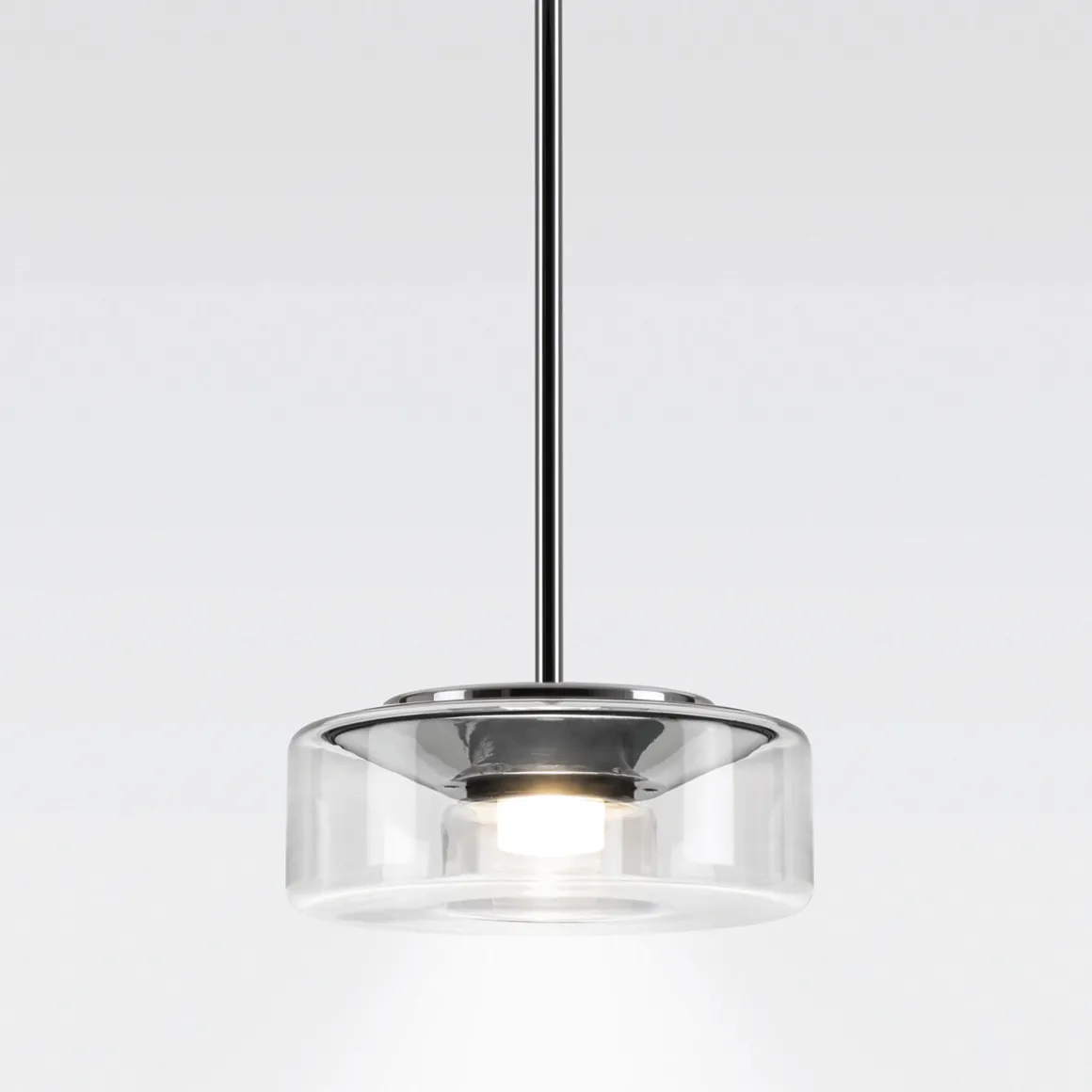 serien.lighting Curling Suspension Tube M LED Pendelleuchte, 3000 K