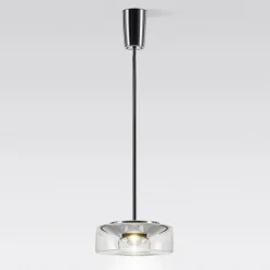 serien.lighting Curling Suspension Tube M LED Pendelleuchte, 3000 K