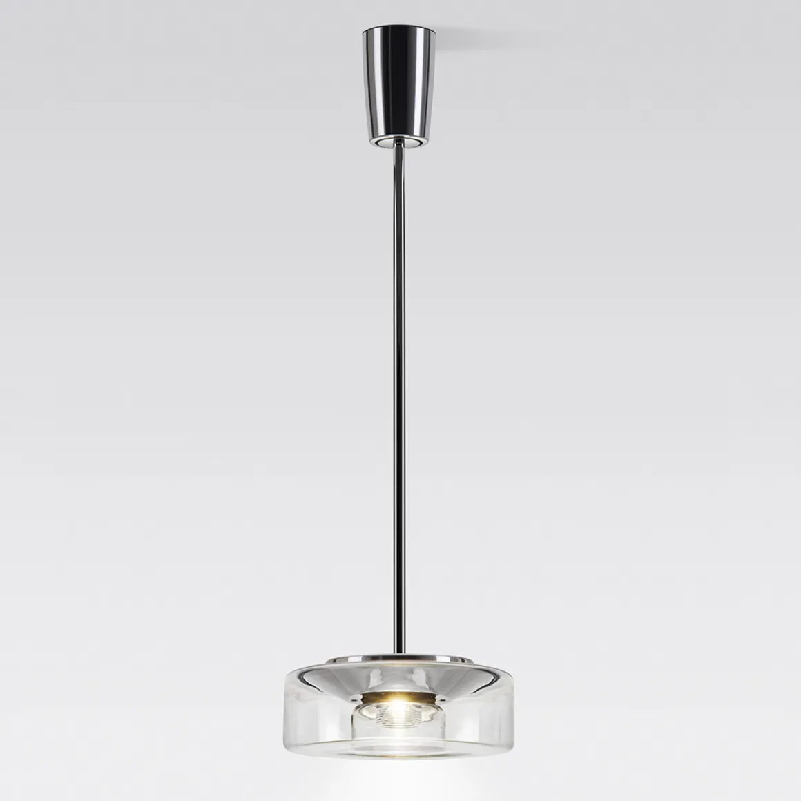 serien.lighting Curling Suspension Tube M LED Pendelleuchte, 3000 K