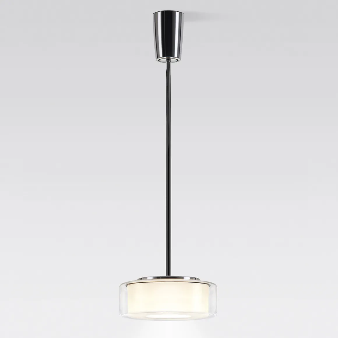 serien.lighting Curling Suspension Tube M LED Pendelleuchte, 3000 K