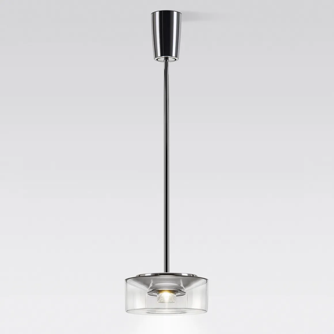 serien.lighting Curling Suspension Tube M LED Pendelleuchte, 3000 K