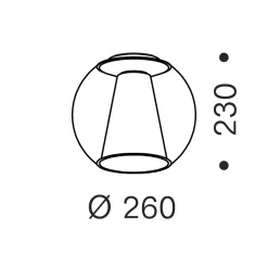 serien.lighting Draft Ceiling S LED Deckenleuchte, Dim2Warm