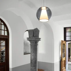 serien.lighting Draft Suspension Rope S LED Pendelleuchte, Dim2Warm